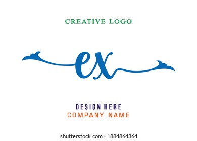 EX lettering logo is simple, easy to understand and authoritative
