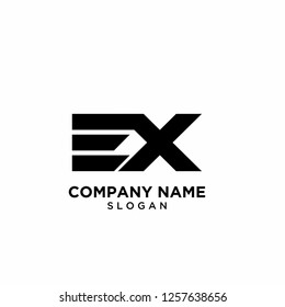 Ex Logo Icon Designs Vector