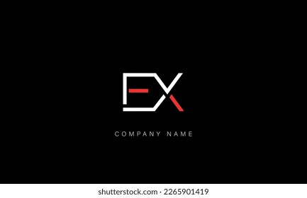 EX, XE, Abstract Letters Logo Monogram