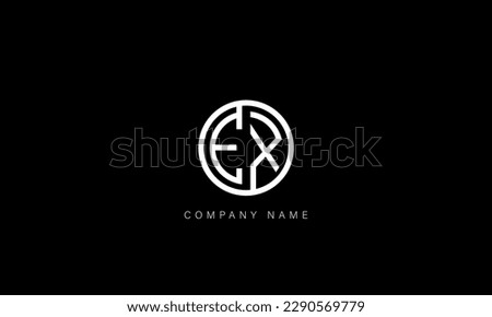 EX, XE, Abstract Letters Logo Monogram