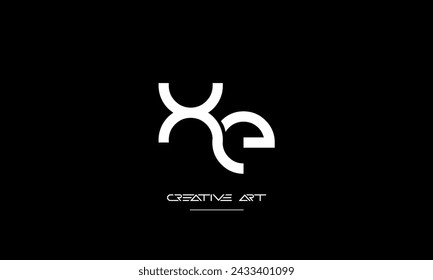 EX, XE, E, X abstract letters logo monogram