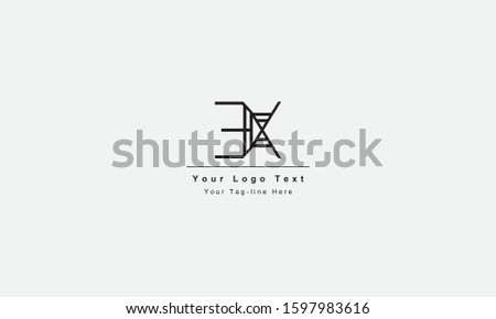 EX XE letter logo. Unique attractive creative modern initial EX XE E X initial based letter icon logo