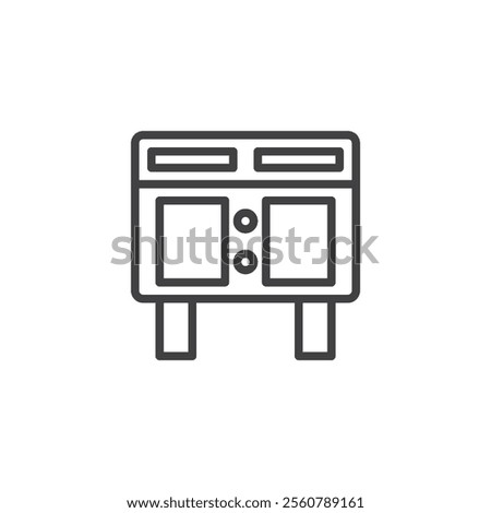 Exact Score Bet line icon. linear style sign for mobile concept and web design. A scoreboard outline vector icon. Symbol, logo illustration. Vector graphics