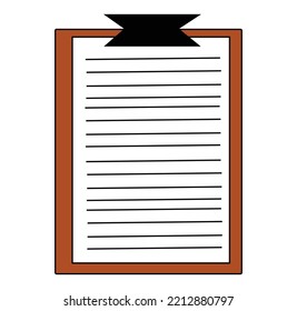 Exam board colored design. vector graphic design icons and symbols for logo design and stationery and print media and etc.