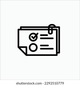 exam, grade, test, mark, result icon, isolated icon in light background, perfect for website, blog, logo, graphic design, social media, UI, mobile app