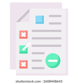 Exam Icon Element For Design