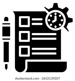 Elemento de icono de examen para diseño