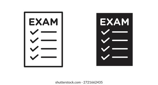 Paquete de Vector de carrera plana y delgada. Conjunto de iconos editables