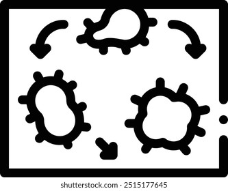 icono de examen. Diseño De Estilo Lineal Delgado Aislado Sobre Fondo Blanco