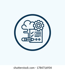 exam icon trendy and modern exam symbol for logo, web, app,