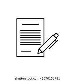 Exam icon Vector logo set flat