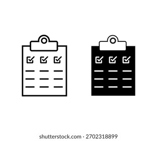 Icono de examen Vector. Diseño de la ilustración de la Plantilla del logotipo Diseño del logotipo del examen, App, UI. Ilustración vectorial, EPS
