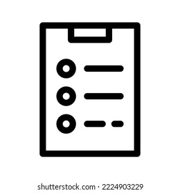 Exam Icon Vector Symbol Design Illustration