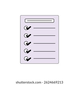Papel de exame Vetor Glyph Icon Design. aplicativo ícone ícone sinal vetor. Testar o vetor do ícone isolado no fundo branco. Ícone de teste na moda em estilo plano. Símbolo, ilustração de logotipo. Arquivo Eps 40.