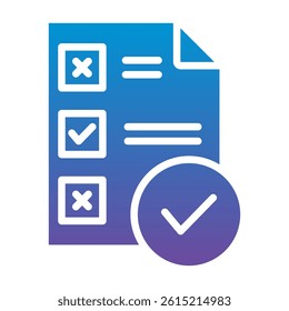 Exam Result Icon Element For Design