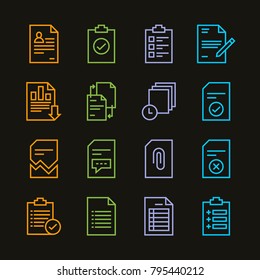 Exam task on clipboard vector design graphic