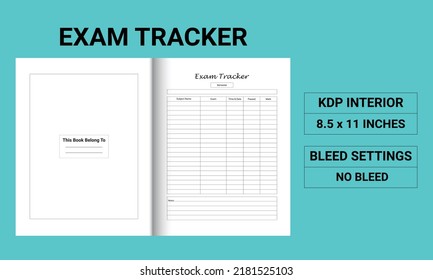 Exam Tracker - Kdp Interior