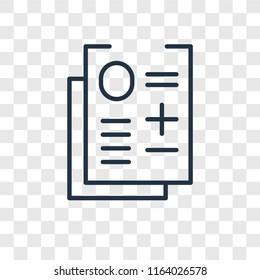 Exam vector icon isolated on transparent background, Exam logo concept