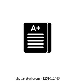 exam vector icon. exam sign on white background. exam icon for web and app