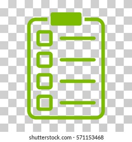 Examination icon. Vector illustration style is flat iconic symbol, eco green color, transparent background. Designed for web and software interfaces.
