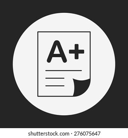 Examination Paper Icon Stock Vector Royalty Free Shutterstock