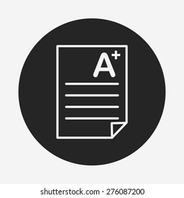 Examination paper icon