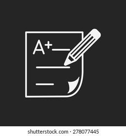 Examination paper icon
