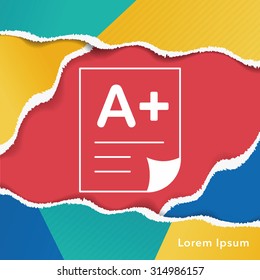 Examination paper icon