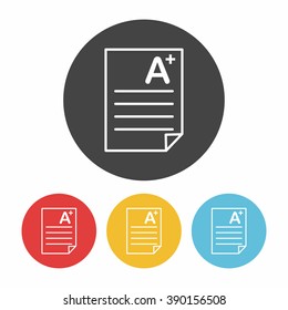 Examination paper icon