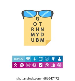 Examination table icon