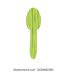 examination tongue depressor cartoon. tool wooden, disposable sterile, pediatric throat examination tongue depressor sign. isolated symbol vector illustration