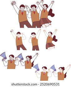 exame, exame de entrada, exame de entrada, uniforme escolar, estudante, educação, aprendizagem, exame de entrada, estudo, estudo,