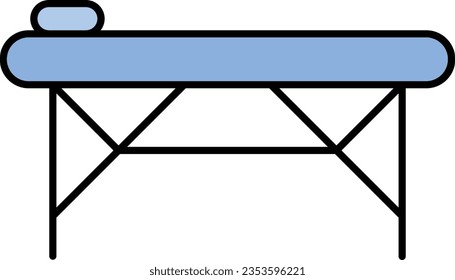 examining table stretcher patient hospital bed healthy Outline