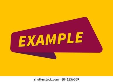 Example banner vector, Example image