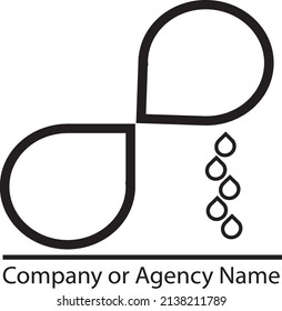 
an example of a company or agency logo that is engaged in water or irrigation or liquid objects