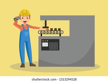 Example of danger related with low attention during work. You can use it in your company, office, work, firm, organization, workplace.