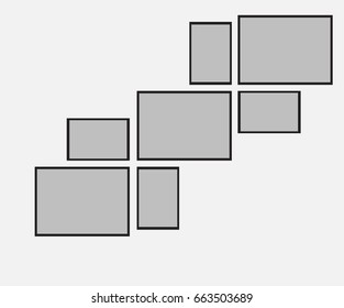 Example Device Frames on the wall How to hang a Nice frame on the wall