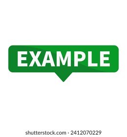 Example Green Rectangle Shape For Explanation Detail Information Knowledge Announcement
