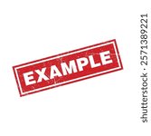 Example Grunge Stamp Sign Vector Template