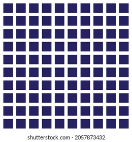 An example of the Hermann grid illusion. Dark blobs appear at the intersections,The Hermann grid illusion is an optical illusion reported by Ludimar Hermann in 1870 vector illustration eps10 DESIGNE