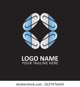 example logo for business, company logo. Brand identity