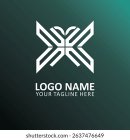 example logo for business, company logo. Brand identity