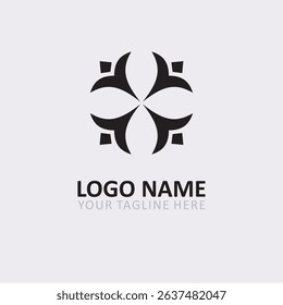 example logo for business, company logo. Brand identity