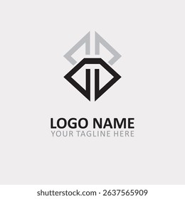 example logo for business, company logo. Brand identity
