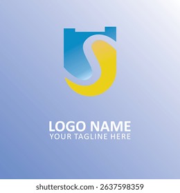 example logo for business, company logo. Brand identity