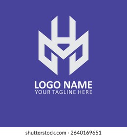 example logo for business, company logo. Brand identity