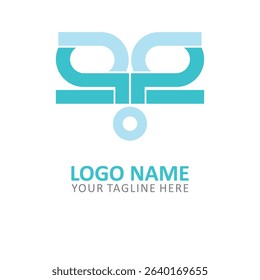 example logo for business, company logo. Brand identity