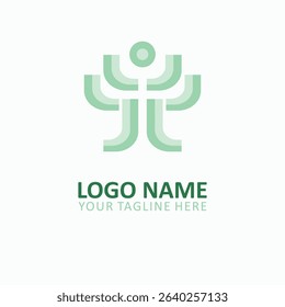 example logo for business, company logo. Brand identity