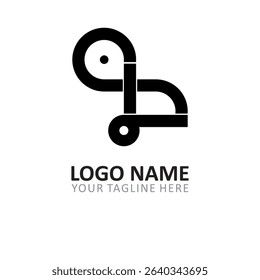 example logo for business, company logo. Brand identity