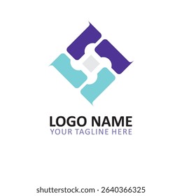 example logo for business, company logo. Brand identity